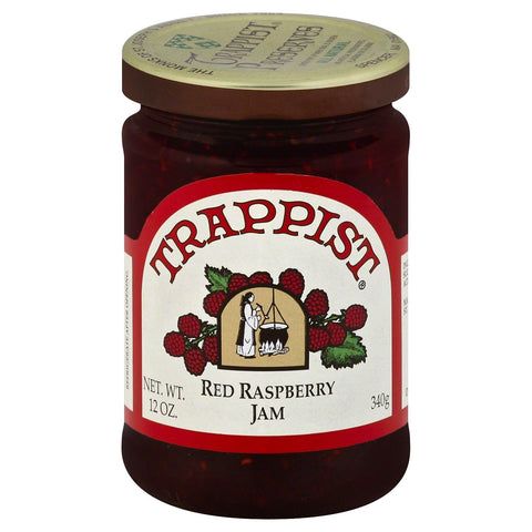 Trappist Red Raspberry Jam - 12 OZ 12 Pack