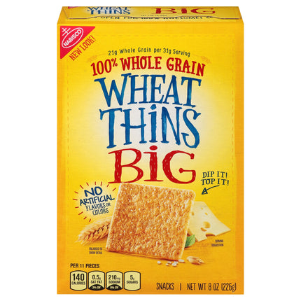 Wheat Thins Crackers Big - 8 OZ 6 Pack