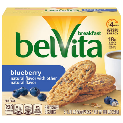 Belvita Breakfast Biscuit Blueberry - 8.8 OZ 6 Pack