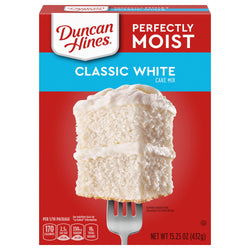 Duncan Hines Classic White Cake - 15.25 OZ 12 Pack