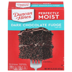 Duncan Hines Classic Dark Chocolate Cake - 15.25 OZ 12 Pack