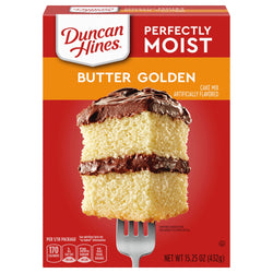 Duncan Hines Classic Butter Golden Cake - 15.25 OZ 12 Pack