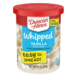 Duncan Hines Frosting Whipped Vanilla - 14 OZ 8 Pack