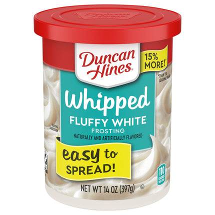 Duncan Hines Frosting Whipped White - 14 OZ 8 Pack