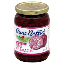 Aunt Nellie's Cabbage Red Sweet & Sour - 16 OZ 12 Pack
