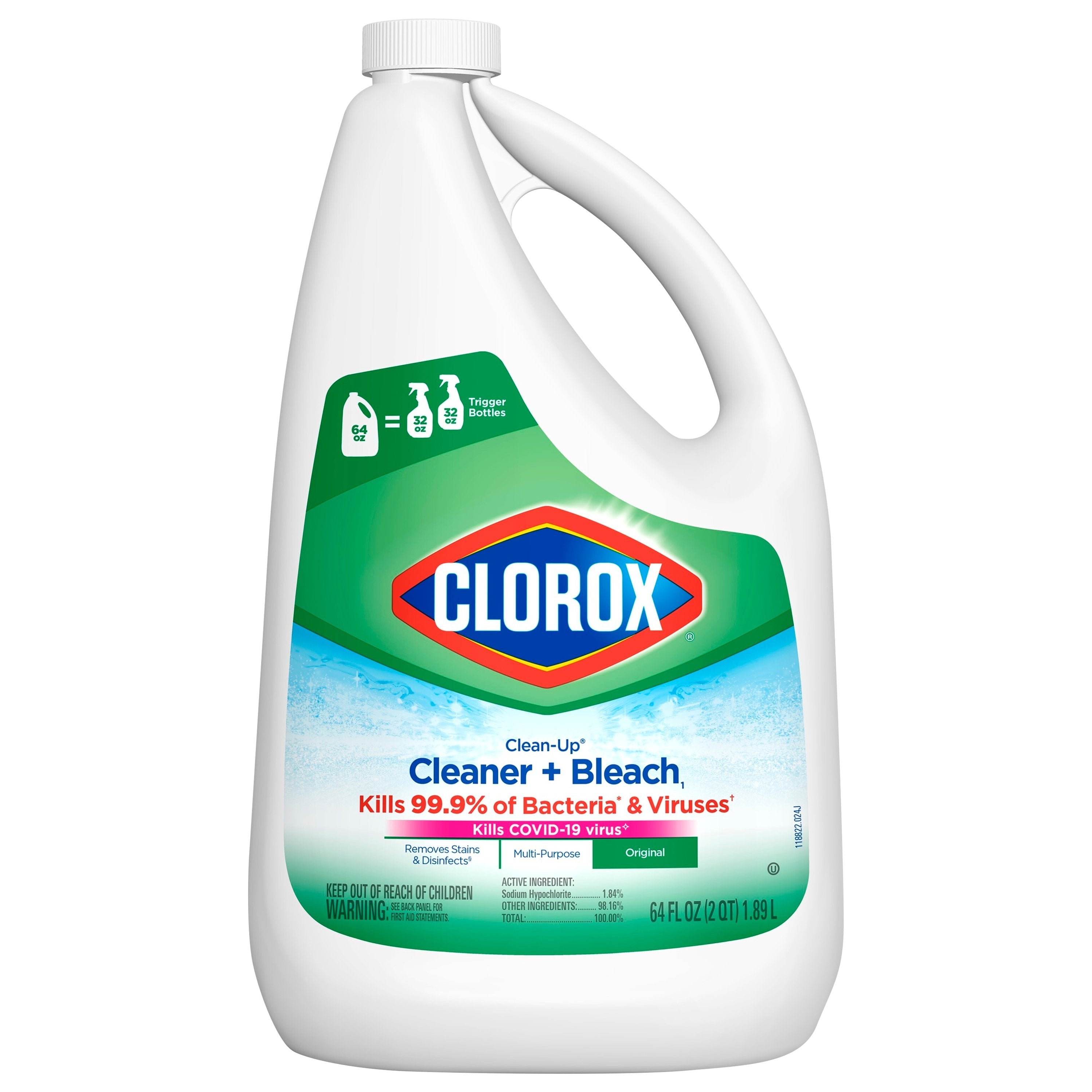 Clorox Clean Up Cleaner Bleach 64