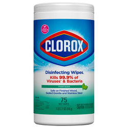Clorox Wipes Disinfecting Fresh Scent - 75 CT 6 Pack