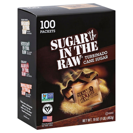 Sugar In Raw Sweetner Packet - 16 OZ 8 Pack