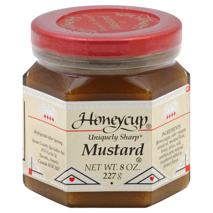 Honeycup Uniquely Sharp Mustard - 8 OZ 6 Pack