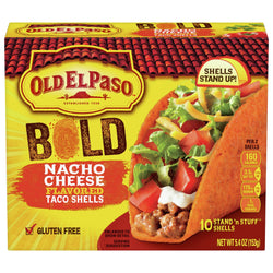 Old El Paso Bold Nacho Cheese Taco Shell - 5.4 OZ 6 Pack