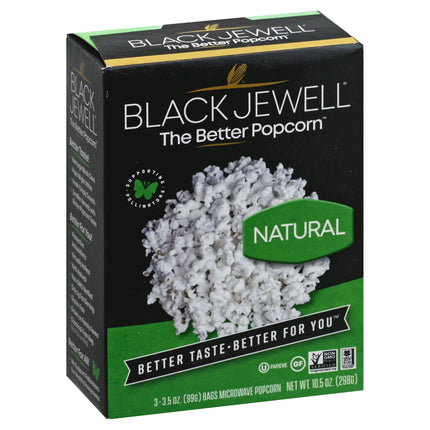 Black Jewell Popcorn Microwave Natural - 10.5 OZ 6 Pack