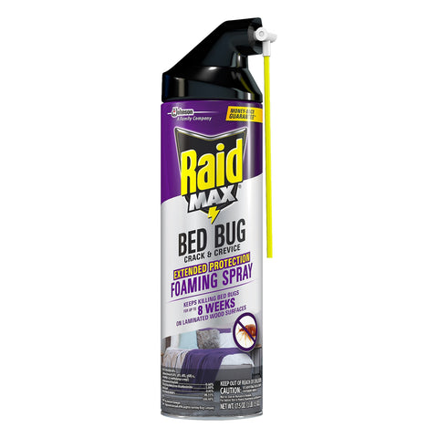 Raid Max Foaming Bed Bug Killer - 17.5 OZ 6 Pack