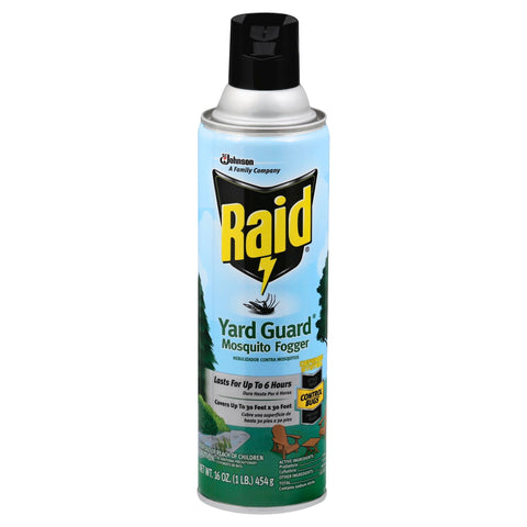 Raid Bug Killer Yard Guard Outdoor - 16 OZ 12 Pack