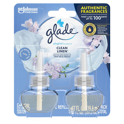 Glade Plug In Clean Linen Twin Pack - 1.34 FZ 6 Pack