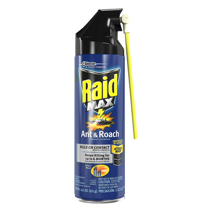 Raid Bug Killer Max Ant & Roach - 14.5 OZ 6 Pack
