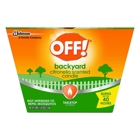 Off! Bug Repellant Candle Citronella Bucket - 18 OZ 6 Pack