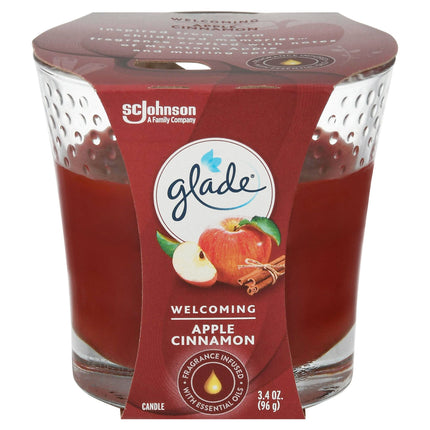 Glade Candle Apple Cinnamon - 3.4 OZ 6 Pack