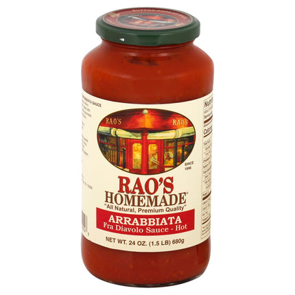 Rao's Arrabbiata Hot Fra Diavolo Sauce - 24 OZ 12 Pack