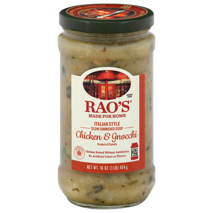 Rao's Italian Chicken & Gnocchi Simmered Soup - 16 OZ 6 Pack