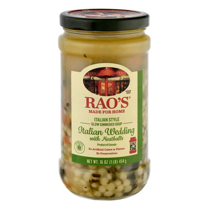 Rao's Italian Wedding Simmered Soup - 16 OZ 6 Pack