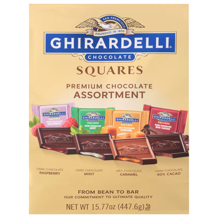 Ghirardelli Premium Assortment Chocolate Squares - 15.77 OZ 6 Pack