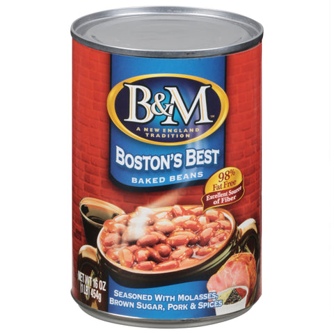B&M Beans Baked Boston's Best - 16 OZ 12 Pack