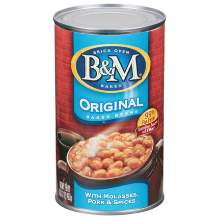 B&M Beans Baked Original Brick Oven Style - 28 OZ 12 Pack