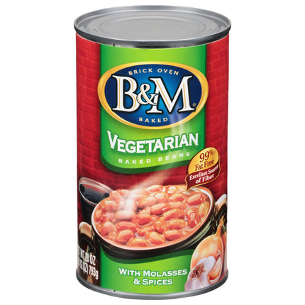 B&M Beans Baked Vegetarian - 28 OZ 12 Pack