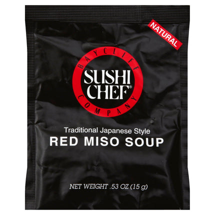 Sushi Chef Red Miso Soup Mix - 0.53 OZ 12 Pack