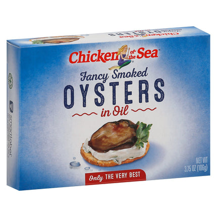 Chicken Of The Sea Oysters Whole Smoked - 3.75 OZ 18 Pack