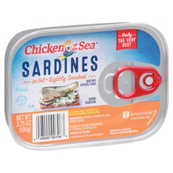 Chicken Of The Sea Sardines In Oil - 3.75 OZ 18 Pack