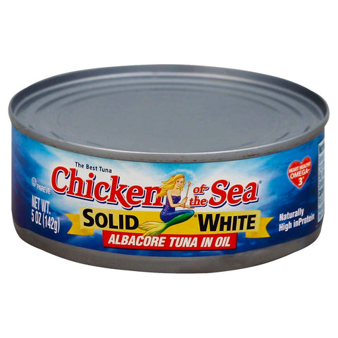 Chicken Of The Sea Tuna Solid White Albacore In Oil - 5 OZ 24 Pack