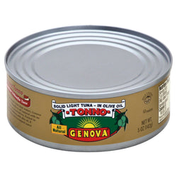 Chicken Of The Sea Tuna Genova Tonno Solid Light In Olive Oil - 5 OZ 24 Pack