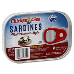 Chicken Of The Sea Sardines Mediterranean Style - 3.75 OZ 18 Pack
