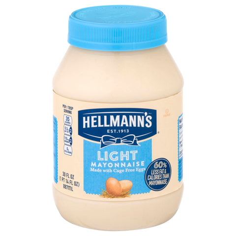Hellmann's Mayonnaise Light - 30 FZ 12 Pack