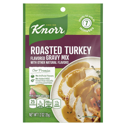 Knorr Roasted Turkey Gravy Mix - 1.2 OZ 12 Pack