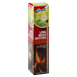 Diamond Matches Long Reach Extra Thick - 75 CT 12 Pack