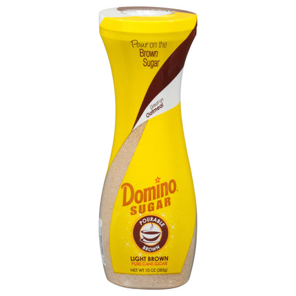Domino Sugar Light Brown Pourable - 10 OZ 6 Pack