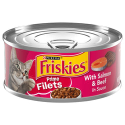 Friskies Salmon & Beef In Sauce - 5.5 OZ 24 Pack