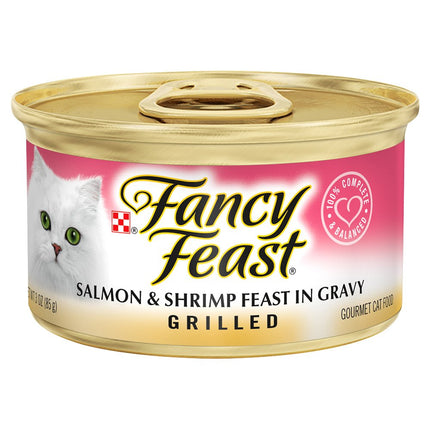 Fancy Feast Grilled Salmon & Shrimp Feast - 3 OZ 24 Pack