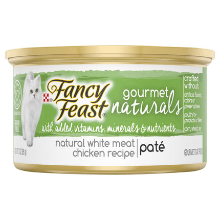 Fancy Feast Gourmet Naturals Chicken Pate - 3 OZ 12 Pack