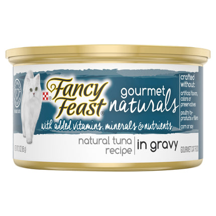 Fancy Feast Gourmet Naturals Tuna In Gravy - 3 OZ 12 Pack