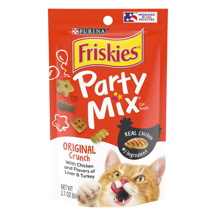 Friskies Party Mix Cat Treats Original - 2.1 OZ 10 Pack