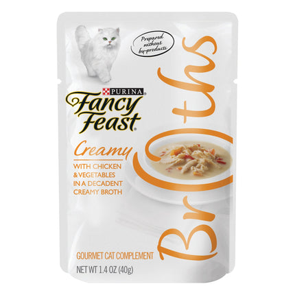 Fancy Feast Creamy Broths With Chicken & Vegetables - 1.4 OZ 16 Pack