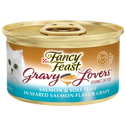 Fancy Feast Gravy Lovers Salmon & Sole Feast - 3 OZ 24 Pack