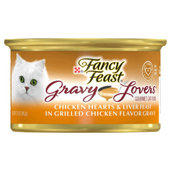 Fancy Feast Gravy Lovers Chicken Hearts & Liver Feast - 3 OZ 24 Pack