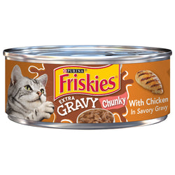 Friskies Extra Gravy Chunky With Chicken - 5.5 OZ 24 Pack