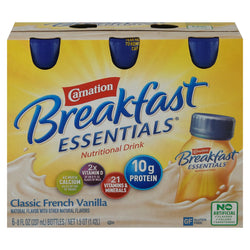 Nestle Carnation Breakfast Essentials Classic French Vanilla - 48 FZ 4 Pack