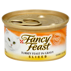 Fancy Feast Sliced Turkey Feast - 3 OZ 24 Pack