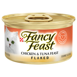 Fancy Feast Flaked Chicken & Tuna Feast - 3 OZ 24 Pack
